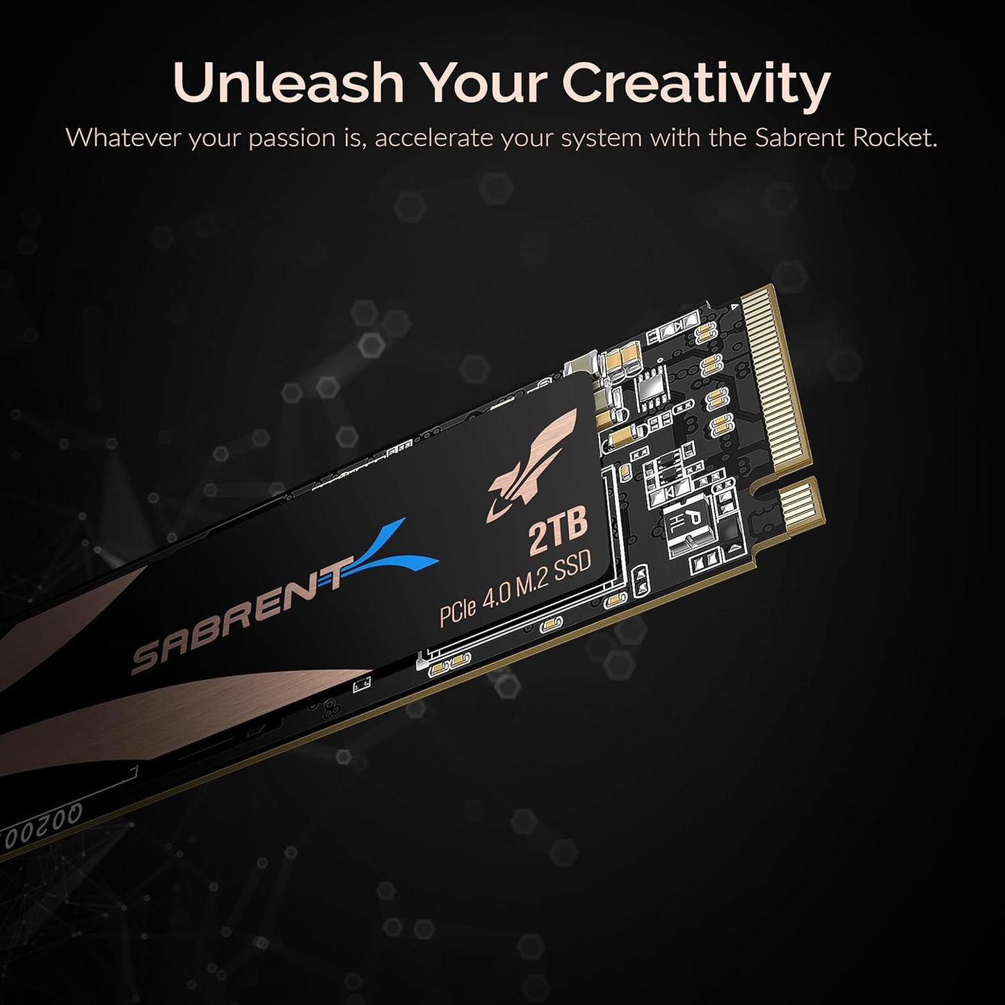 SABRENT 2TB Rocket Nvme Pcie 4.0 M.2 2280 Internal SSD Maximum Performance Solid State Drive (Latest Version) (Sb-Rocket-Nvme4-2Tb).