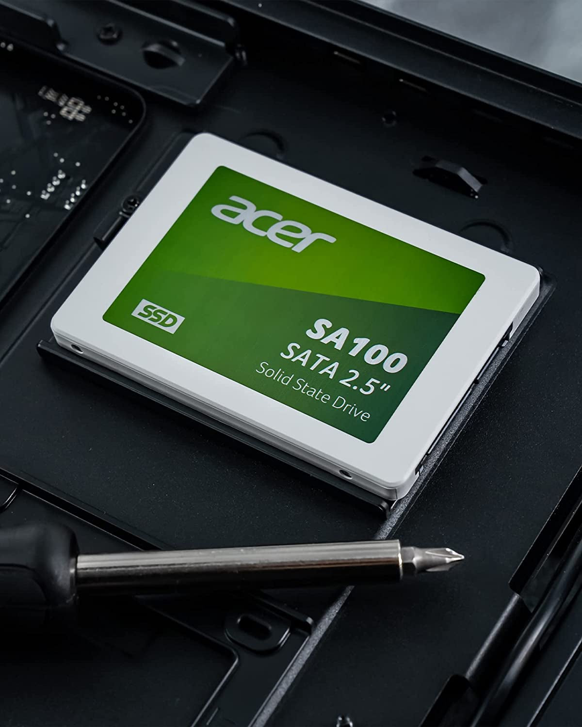 Acer SA100 960GB 2.5 Inch SSD SATA III Internal SSD Solid State Drive, 560Mb/S Read, 3D NAND Flash Memory, SATA III 6 Gb/S Interface