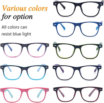 Outray Blue Light Glasses for Kids Computer Blue Light Blocking Glasses for Boys and Gilrs Age 3-12 anti Eyestrain