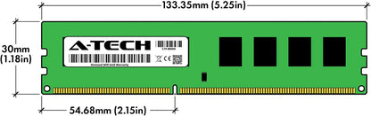A-Tech 32GB (4X8Gb) DDR3 1600Mhz PC3-12800 CL11 DIMM 2Rx8 1.5V 240-Pin Non-Ecc UDIMM Desktop RAM Memory Modules