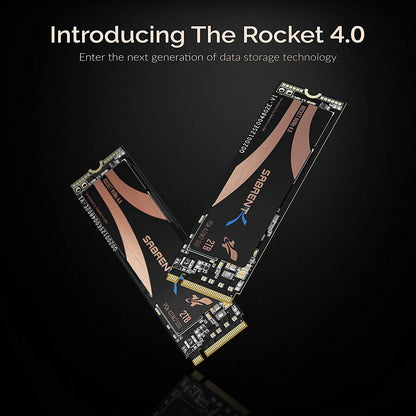 SABRENT 2TB Rocket Nvme Pcie 4.0 M.2 2280 Internal SSD Maximum Performance Solid State Drive with Heatsink (Latest Version) (Sb-Rocket-Nvme4-Htsk-2Tb)