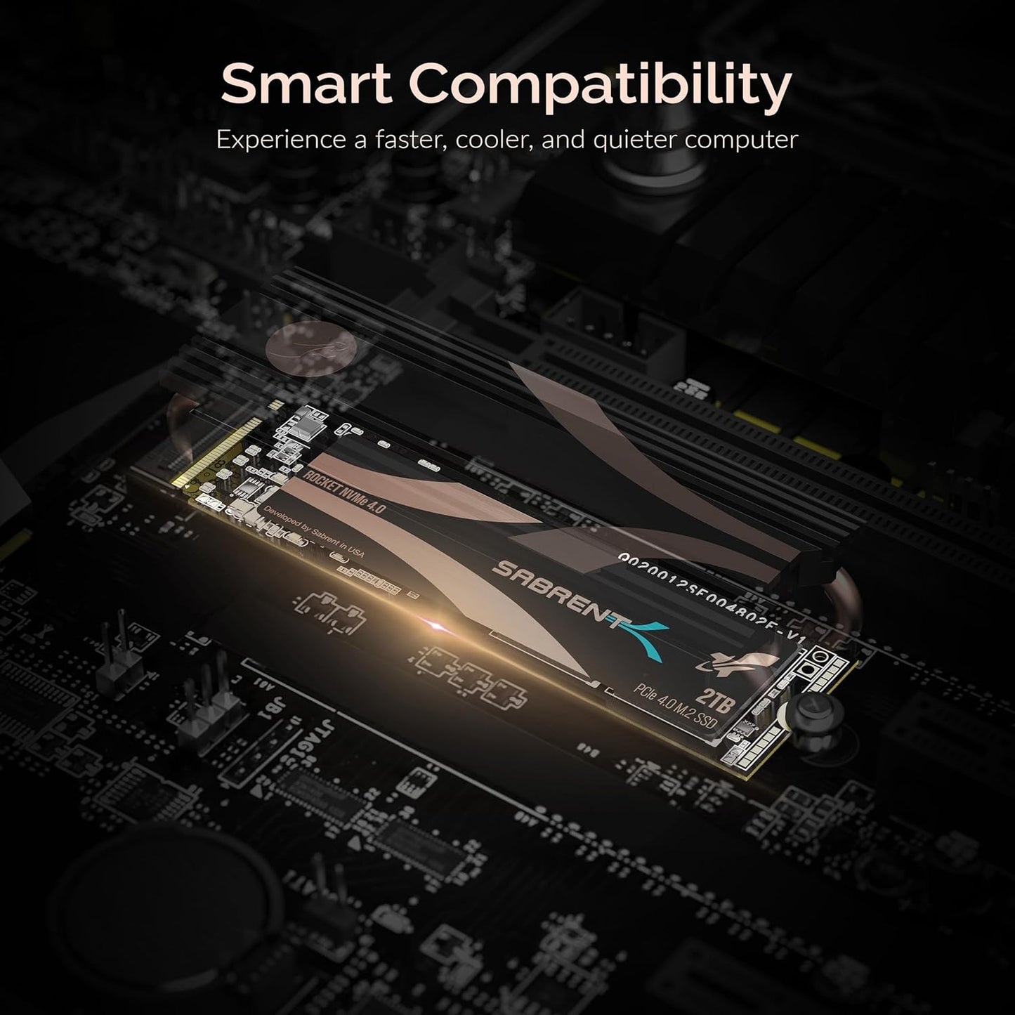 SABRENT 2TB Rocket Nvme Pcie 4.0 M.2 2280 Internal SSD Maximum Performance Solid State Drive (Latest Version) (Sb-Rocket-Nvme4-2Tb).