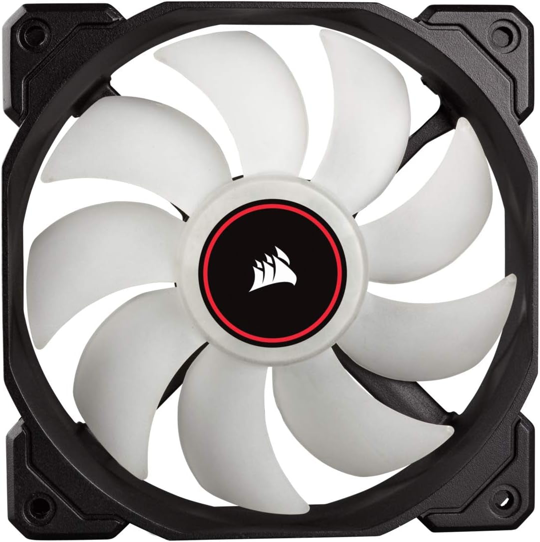 Corsair AF120 LED Low Noise Cooling Fan - 120 Mm, 4.72 Inches, Desktop Compatible