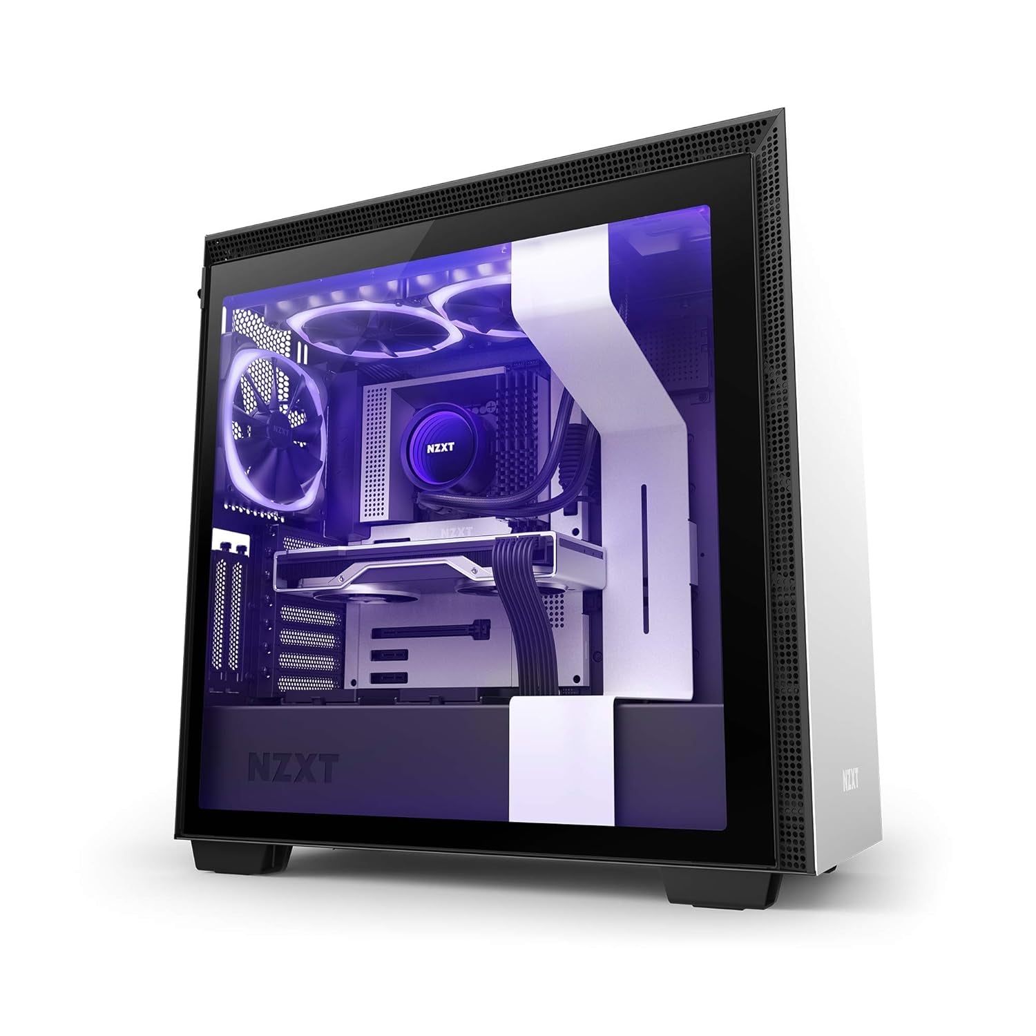 NZXT Kraken X63 RGB 280Mm - RL-KRX63-R1 - AIO RGB CPU Liquid Cooler - Rotating Infinity Mirror Design - Improved Pump - Powered by CAM V4 - RGB Connector - Aer RGB V2 140Mm Radiator Fans (2 Included)
