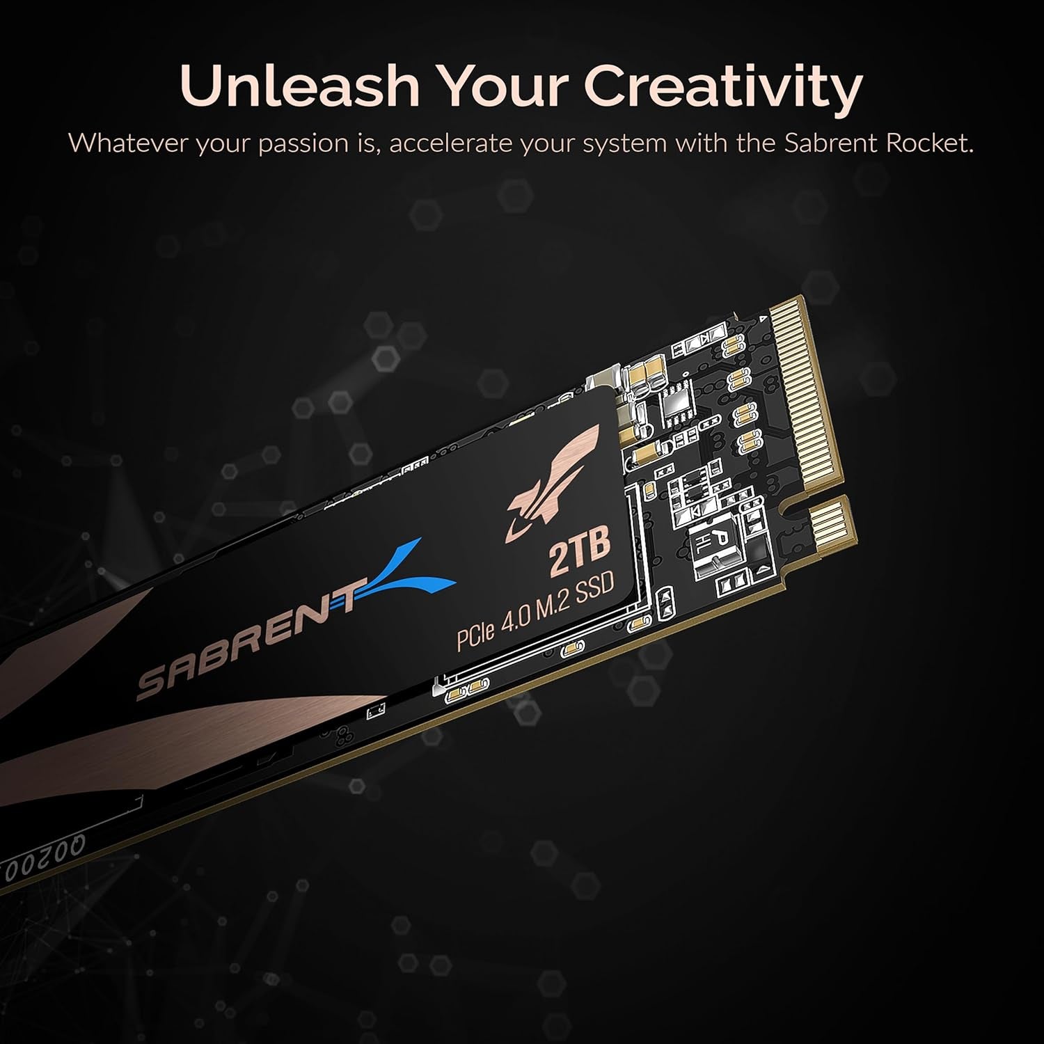 SABRENT 2TB Rocket Nvme Pcie 4.0 M.2 2280 Internal SSD Maximum Performance Solid State Drive (Latest Version) (Sb-Rocket-Nvme4-2Tb).