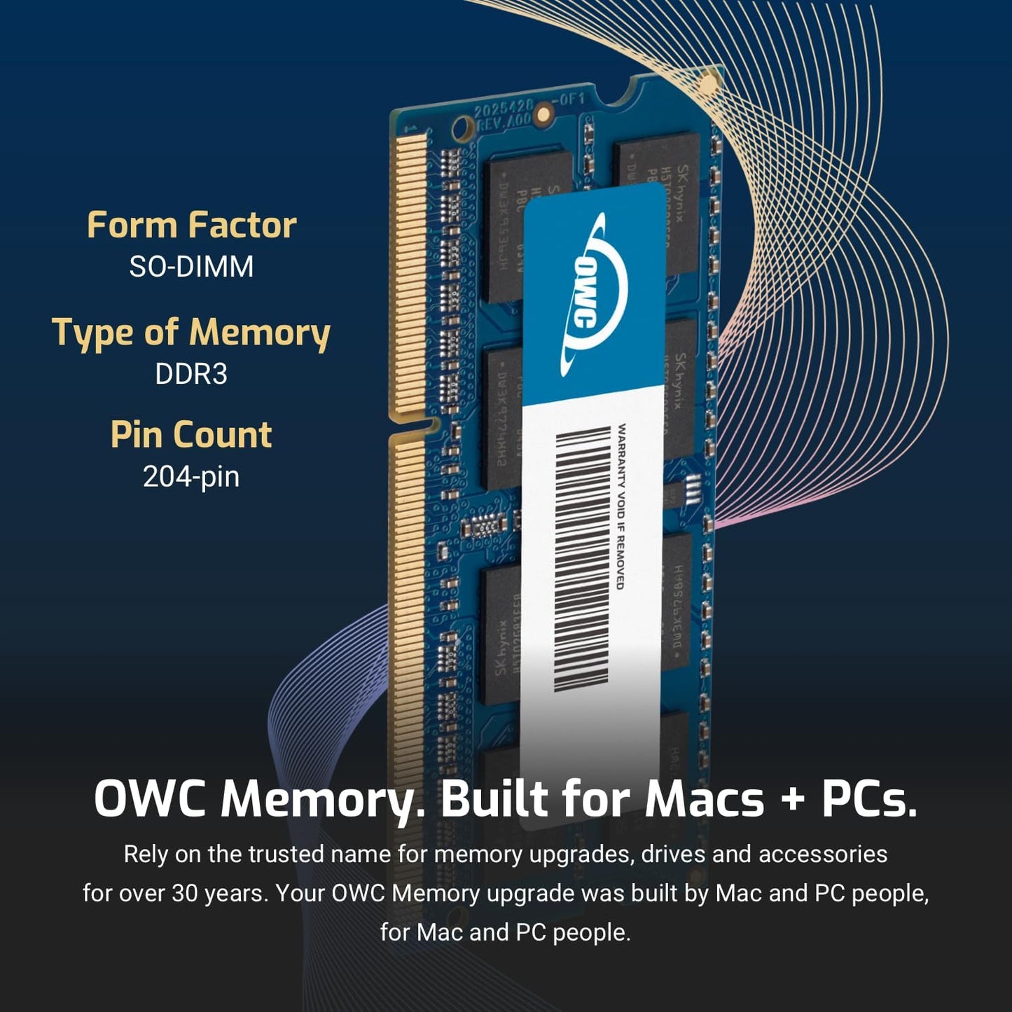 32GB (4 X 8GB) 1333Mhz DDR3 SO-DIMM PC3-10600 204Pin SO-DIMM CL9 Memory RAM Upgrade Module Compatible with Mid 2010/2011 21.5 & 27 Imac Models (OWC1333DDR3S32S)