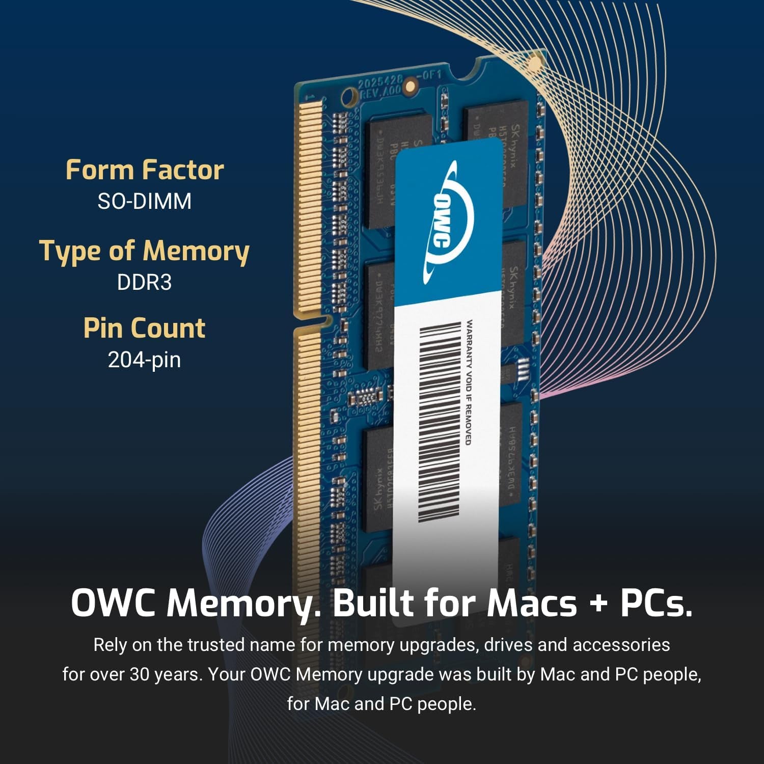 32GB (4 X 8GB) 1333Mhz DDR3 SO-DIMM PC3-10600 204Pin SO-DIMM CL9 Memory RAM Upgrade Module Compatible with Mid 2010/2011 21.5 & 27 Imac Models (OWC1333DDR3S32S)