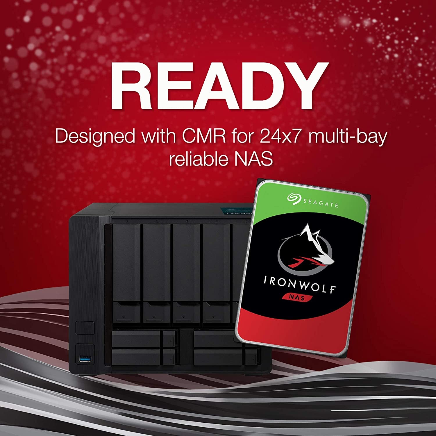 Seagate Ironwolf 4TB NAS Internal Hard Drive HDD – CMR 3.5 Inch SATA 6Gb/S 5900 RPM 64MB Cache for RAID Network Attached Storage – Frustration Free Packaging (ST4000VNZ08)