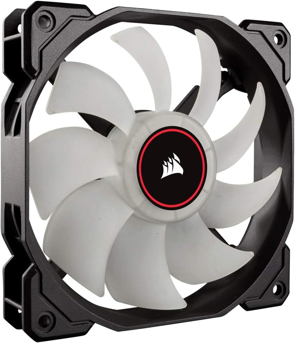 Corsair AF120 LED Low Noise Cooling Fan - 120 Mm, 4.72 Inches, Desktop Compatible