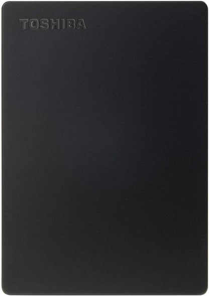 Toshiba Canvio Slim 2TB Portable External Hard Drive USB 3.0, Black - HDTD320XK3EA