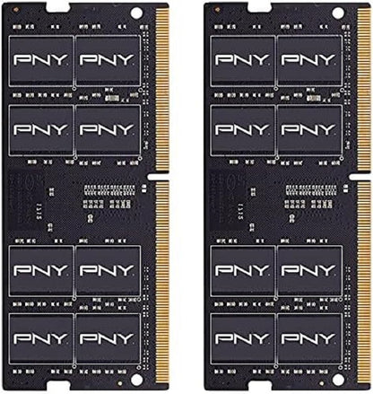 PNY Performance 16GB (2X8Gb) DDR4 DRAM 2400Hz (PC4-19200) CL17 1.2V Dual Channel Notebook/Laptop (SODIMM) Computer Memory Kit – MN16GK2D42400