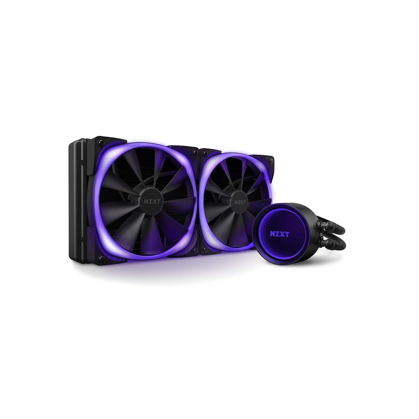 NZXT Kraken X63 RGB 280Mm - RL-KRX63-R1 - AIO RGB CPU Liquid Cooler - Rotating Infinity Mirror Design - Improved Pump - Powered by CAM V4 - RGB Connector - Aer RGB V2 140Mm Radiator Fans (2 Included)