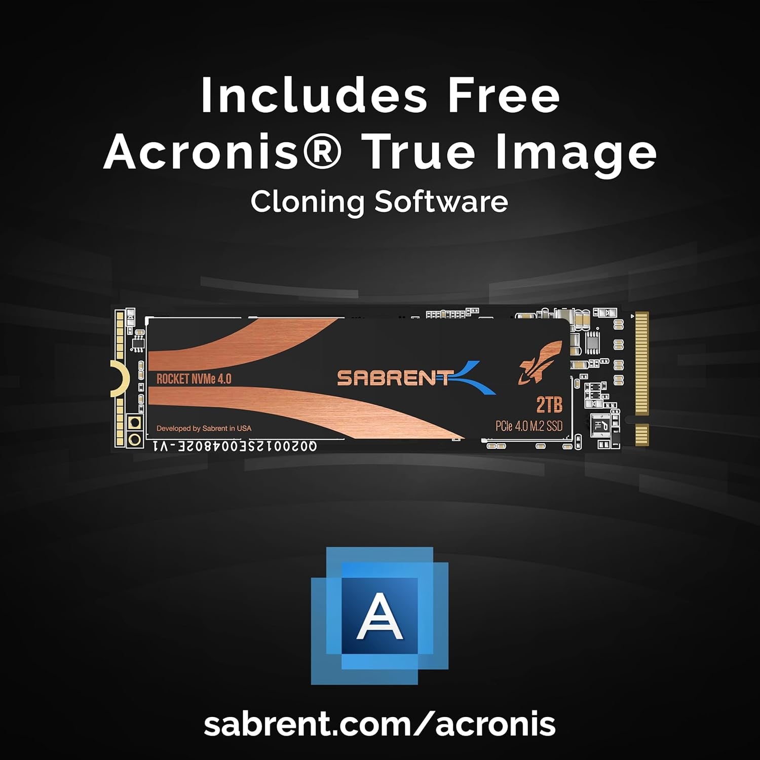 SABRENT 2TB Rocket Nvme Pcie 4.0 M.2 2280 Internal SSD Maximum Performance Solid State Drive (Latest Version) (Sb-Rocket-Nvme4-2Tb).