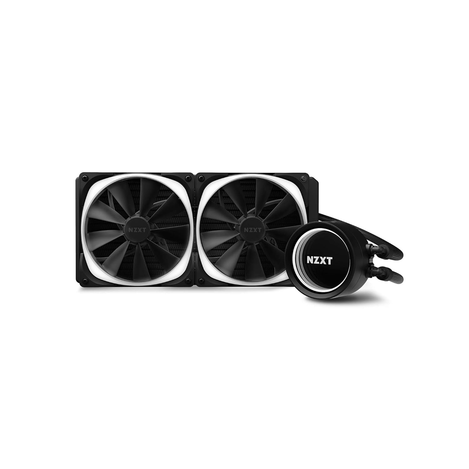 NZXT Kraken X63 RGB 280Mm - RL-KRX63-R1 - AIO RGB CPU Liquid Cooler - Rotating Infinity Mirror Design - Improved Pump - Powered by CAM V4 - RGB Connector - Aer RGB V2 140Mm Radiator Fans (2 Included)