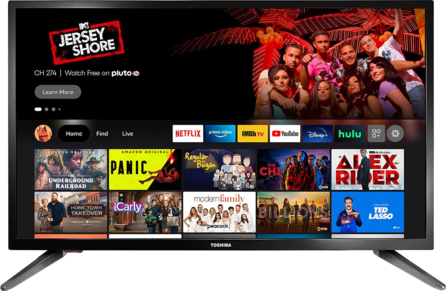 Toshiba 32LF221U21 31.5-Inch Smart HD 720P TV - Fire TV, Released 2020