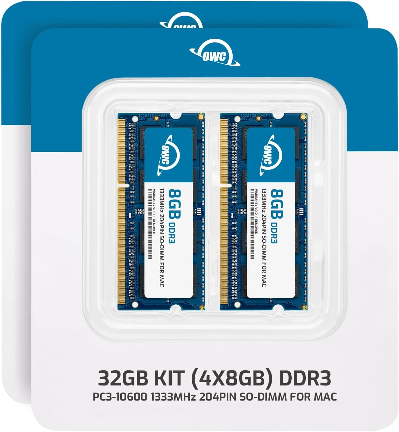 32GB (4 X 8GB) 1333Mhz DDR3 SO-DIMM PC3-10600 204Pin SO-DIMM CL9 Memory RAM Upgrade Module Compatible with Mid 2010/2011 21.5 & 27 Imac Models (OWC1333DDR3S32S)