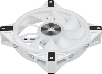Corsair QL Series, Icue QL120 RGB, 120Mm RGB LED PWM White Fan, Single Fan