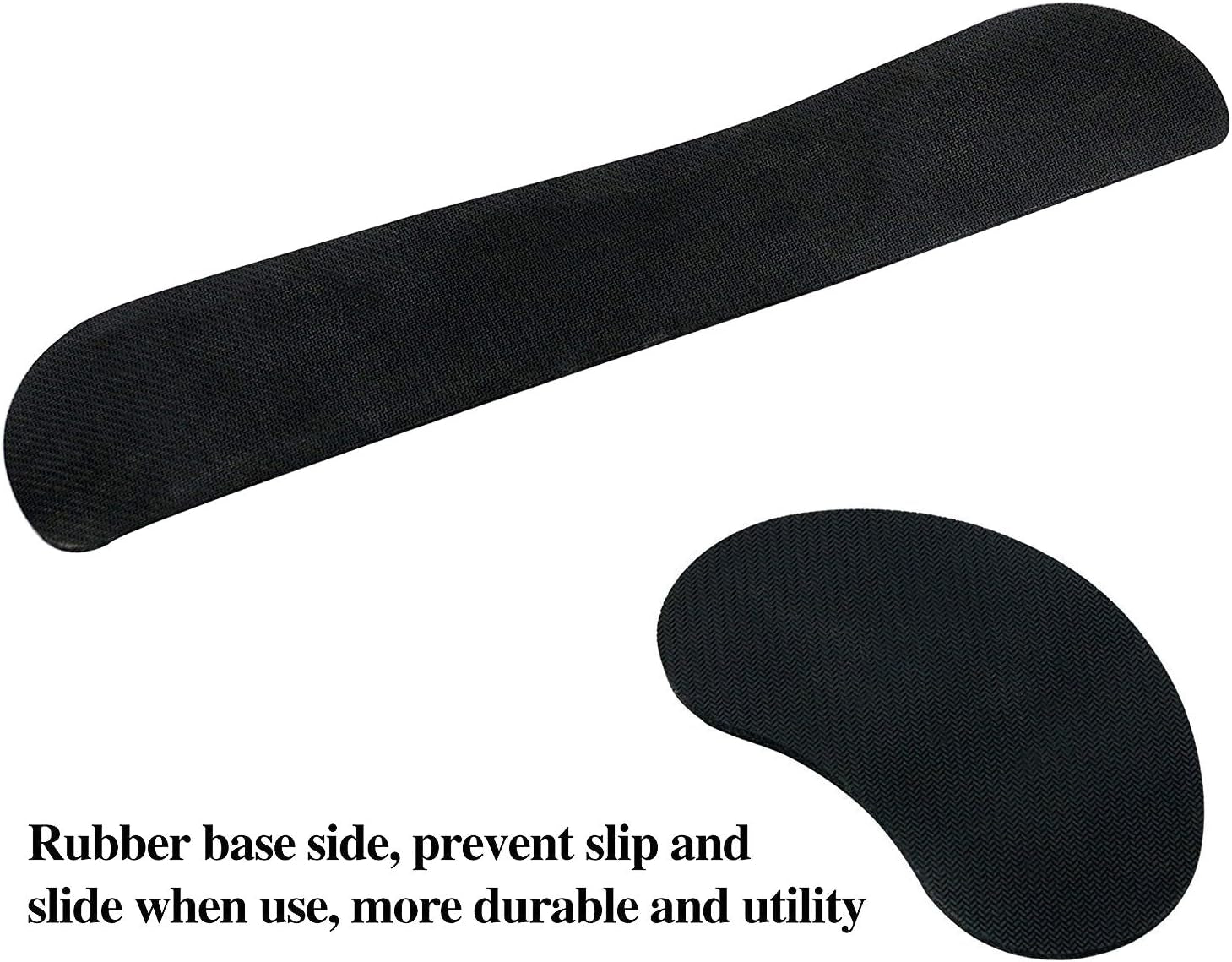 GEMEK Keyboard Wrist Rest Pad & Mouse Wrist Rest Support for Gaming Computer Laptop, Memory Foam Set for Easy Typing & Relief Getting Hand Hurt and Carpal Tunnel Syndrome Pain