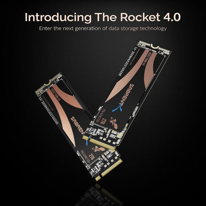 SABRENT 2TB Rocket Nvme Pcie 4.0 M.2 2280 Internal SSD Maximum Performance Solid State Drive (Latest Version) (Sb-Rocket-Nvme4-2Tb).