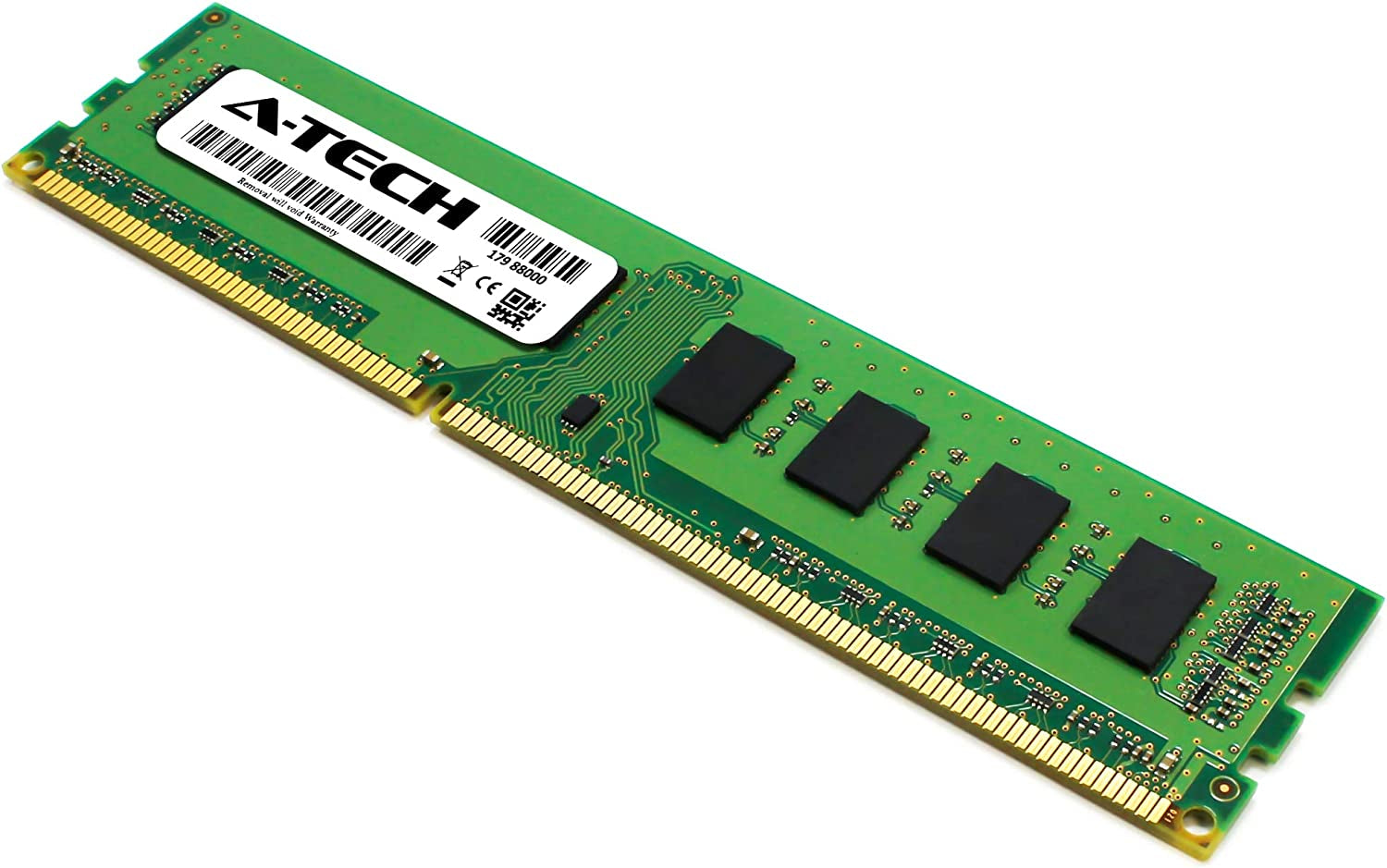 A-Tech 32GB (4X8Gb) DDR3 1600Mhz PC3-12800 CL11 DIMM 2Rx8 1.5V 240-Pin Non-Ecc UDIMM Desktop RAM Memory Modules