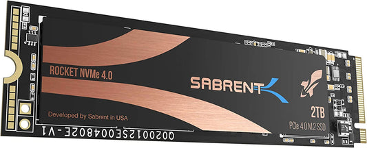 SABRENT 2TB Rocket Nvme Pcie 4.0 M.2 2280 Internal SSD Maximum Performance Solid State Drive (Latest Version) (Sb-Rocket-Nvme4-2Tb).