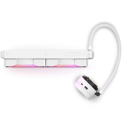 NZXT Kraken X63 RGB 280Mm - RL-KRX63-R1 - AIO RGB CPU Liquid Cooler - Rotating Infinity Mirror Design - Improved Pump - Powered by CAM V4 - RGB Connector - Aer RGB V2 140Mm Radiator Fans (2 Included)