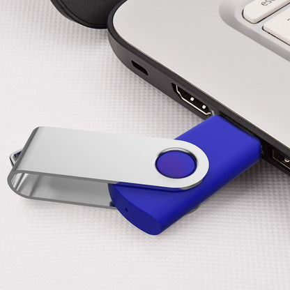 KEXIN USB Flash Drive 32Gb Thumb Drive 10 Pack 32 GB Flash Drives Bulk, Blue